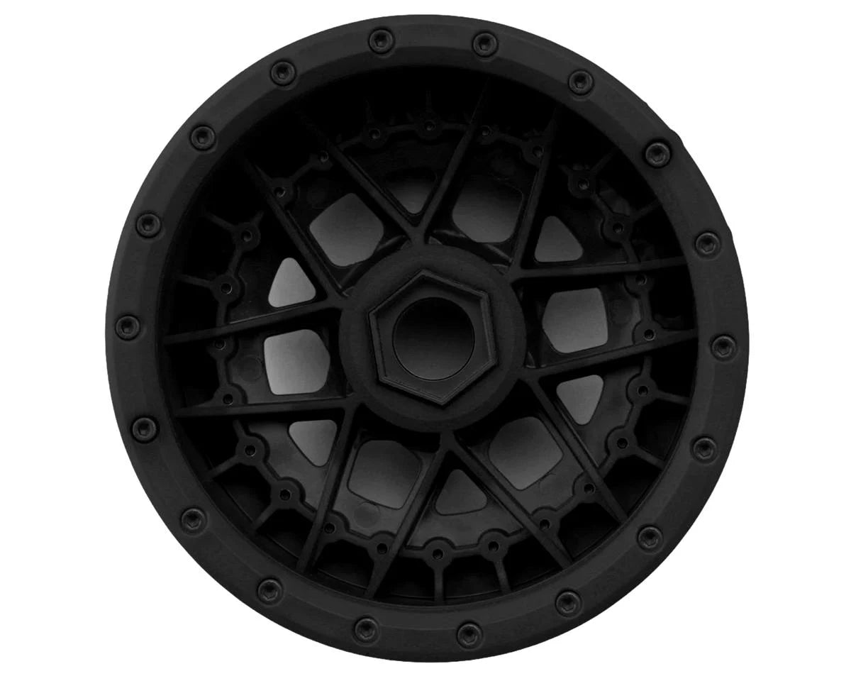 Neumáticos Dumont para arena/nieve 1/6 F/R 5,7" Neumáticos MTD 24 mm Black Raid (2)