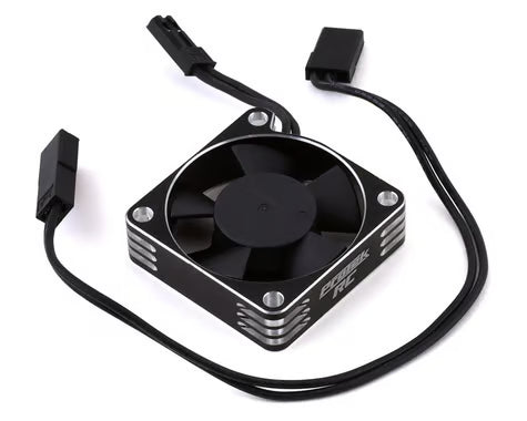 ProTek RC 30x30x10mm Ventilador de refrigeración HV de alta velocidad de aluminio (plateado/negro)