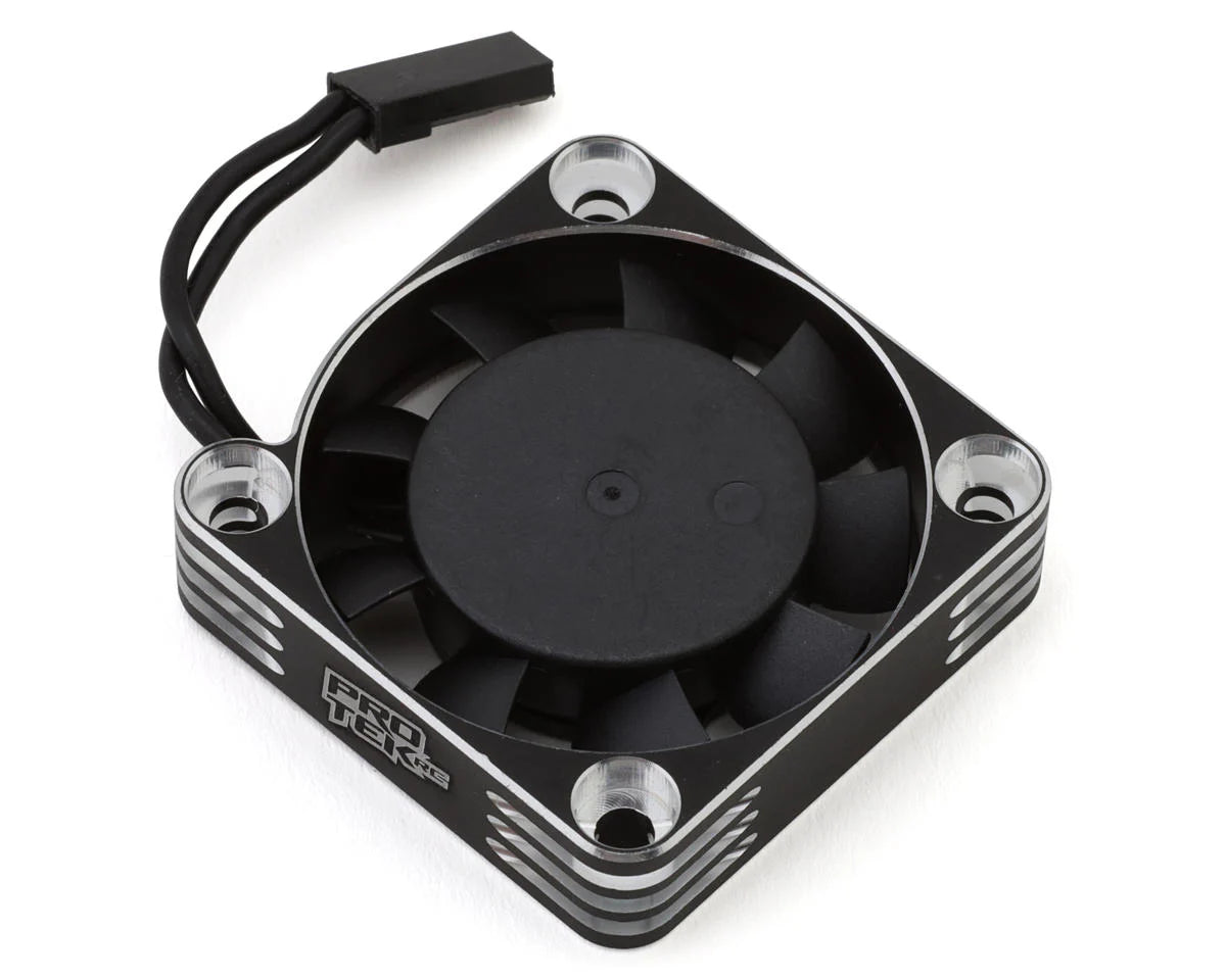 ProTek RC 30x30x10mm Ventilador de refrigeración HV de alta velocidad de aluminio (plateado/negro)