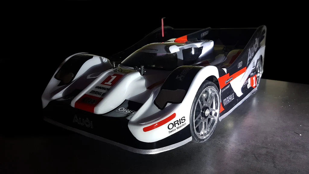 Delta Plastik Audi R18 1/8 Scale GT RC Clear Body