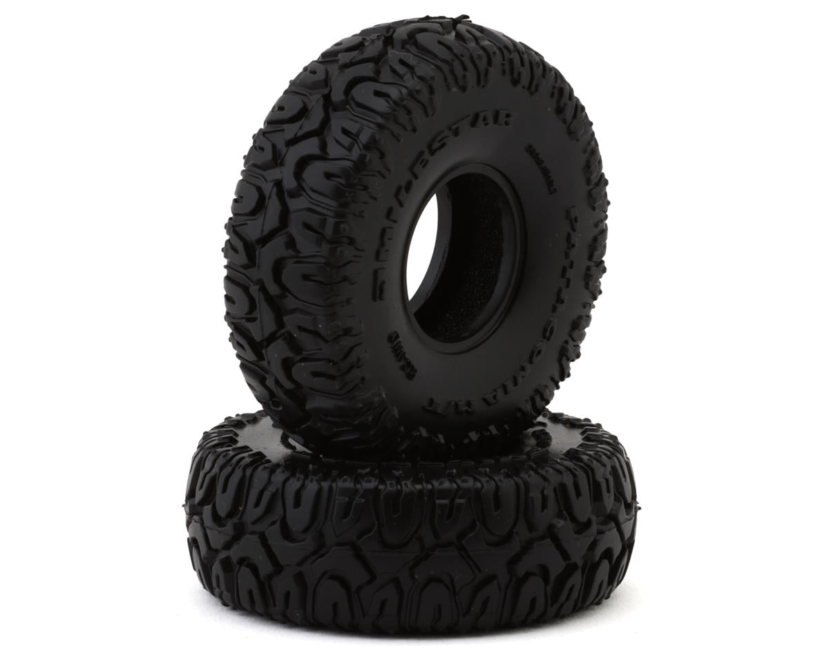 RC4WD 1.0" Milestar Patagonia M/T V2' Micro Rock Crawler Tires (2) (GripTec Red/Super Soft) (63mm OD)