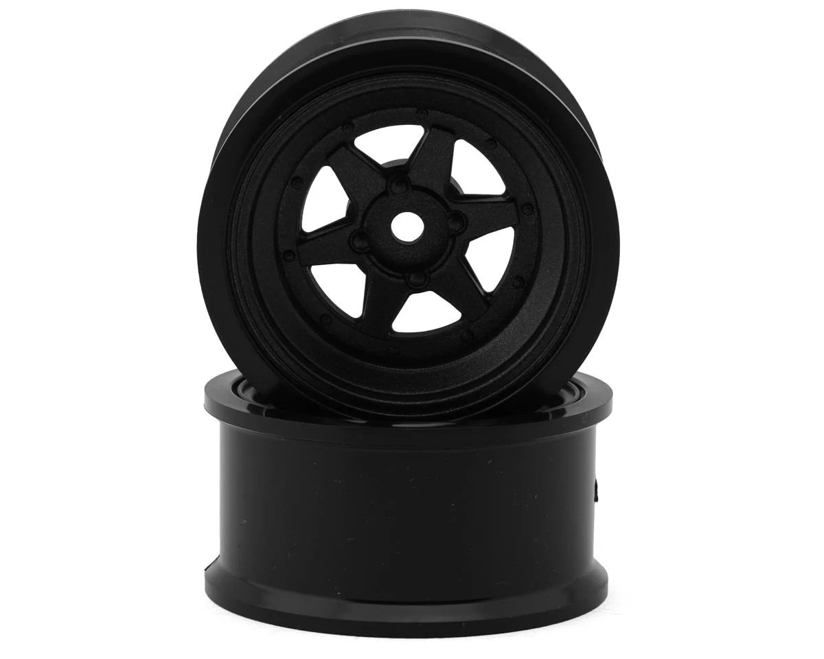 RC Art Fifteen Series Longchamp 1/10 Drift Wheels (Matte Gun-Metallic) (2) (6mm Offset) w/12mm Hex