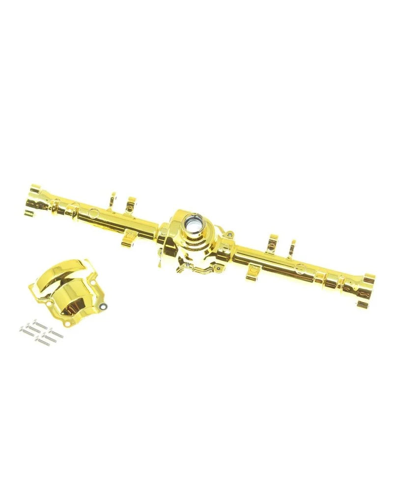 Redcat Rear Axle Housing Assembly and Cap (Gold) (1)