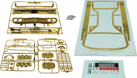 1964 Impala Gold Parts Set with Stickers(1set)
