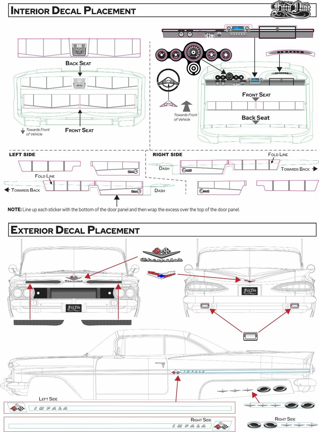 59' Impala Body Kit (Clear) (1pc)