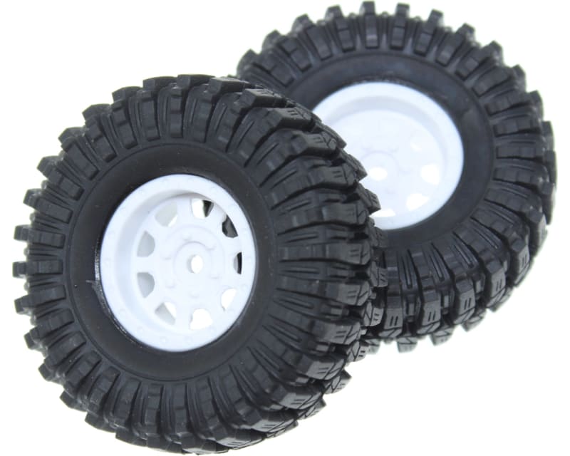 Pre-Mounted Mt Mud Terrain Crawler Tires (1pr)