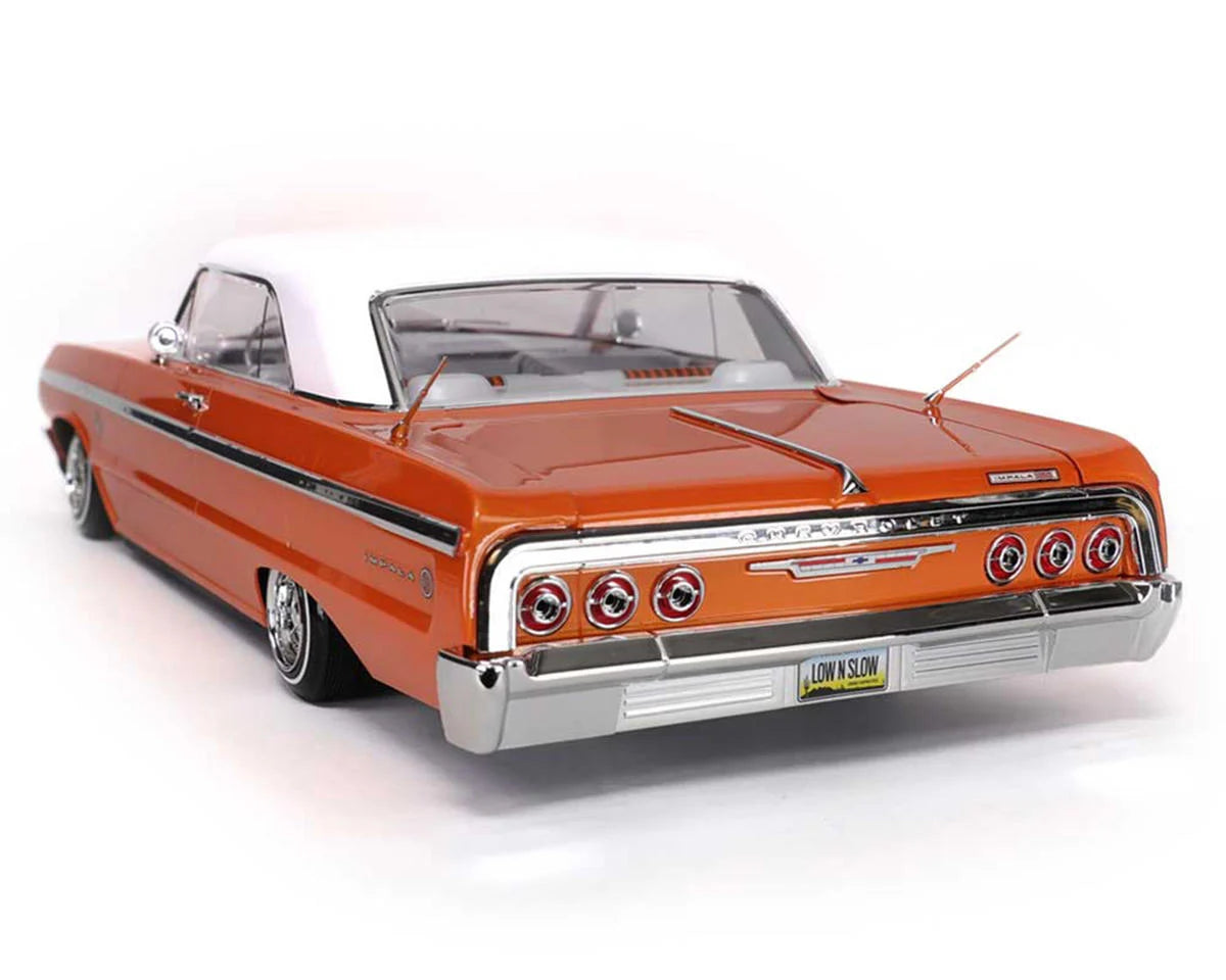 Redcat SixtyFour Chevrolet Impala 1/10 RTR Scale Hopping Lowrider (Orange/White)