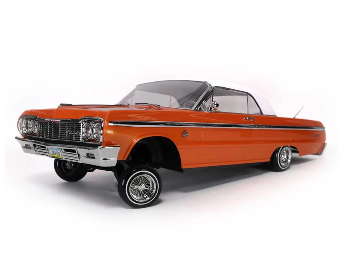 Redcat SixtyFour Chevrolet Impala 1/10 RTR Scale Hopping Lowrider (Orange/White)
