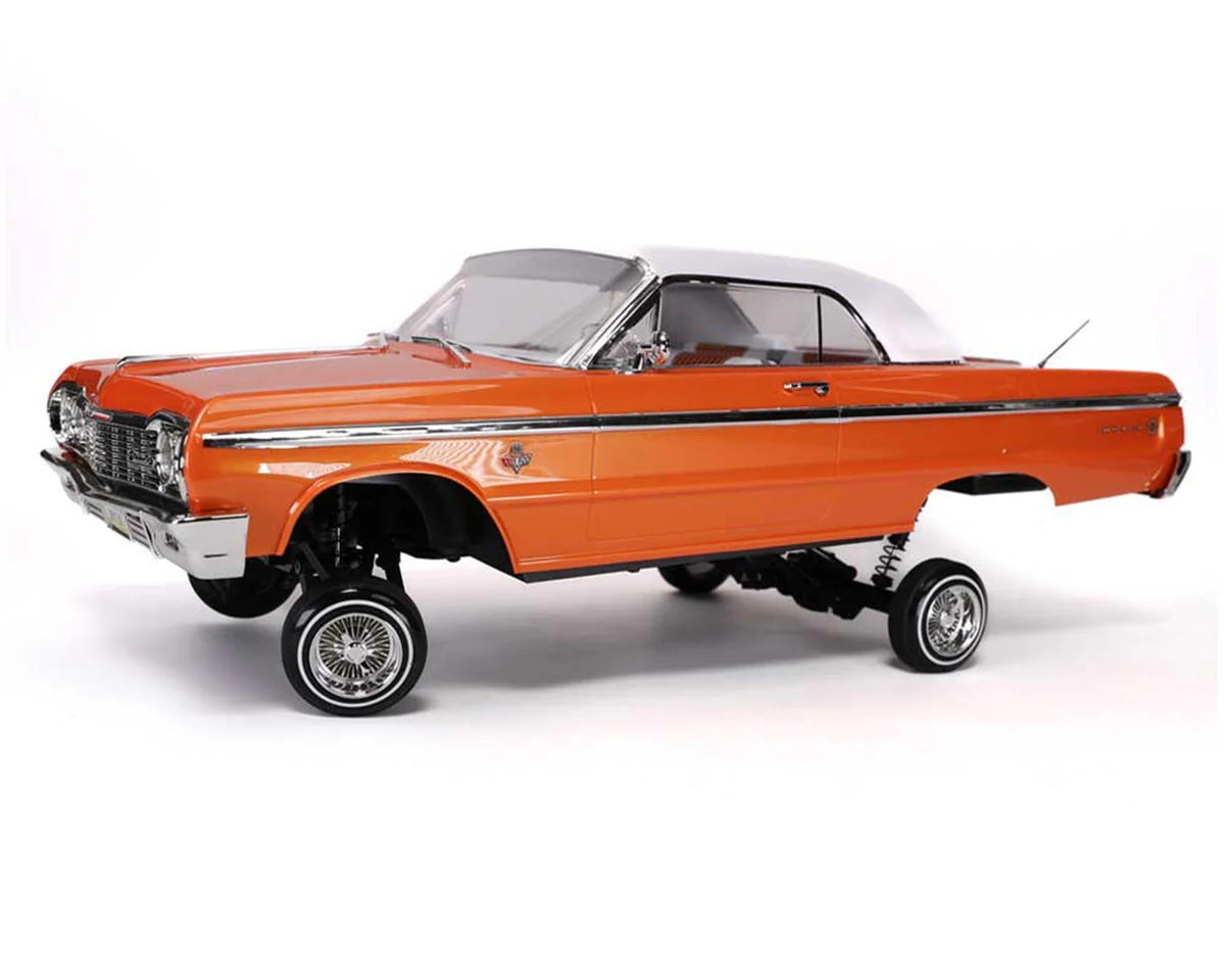 Redcat SixtyFour Chevrolet Impala 1/10 RTR Scale Hopping Lowrider (Orange/White)