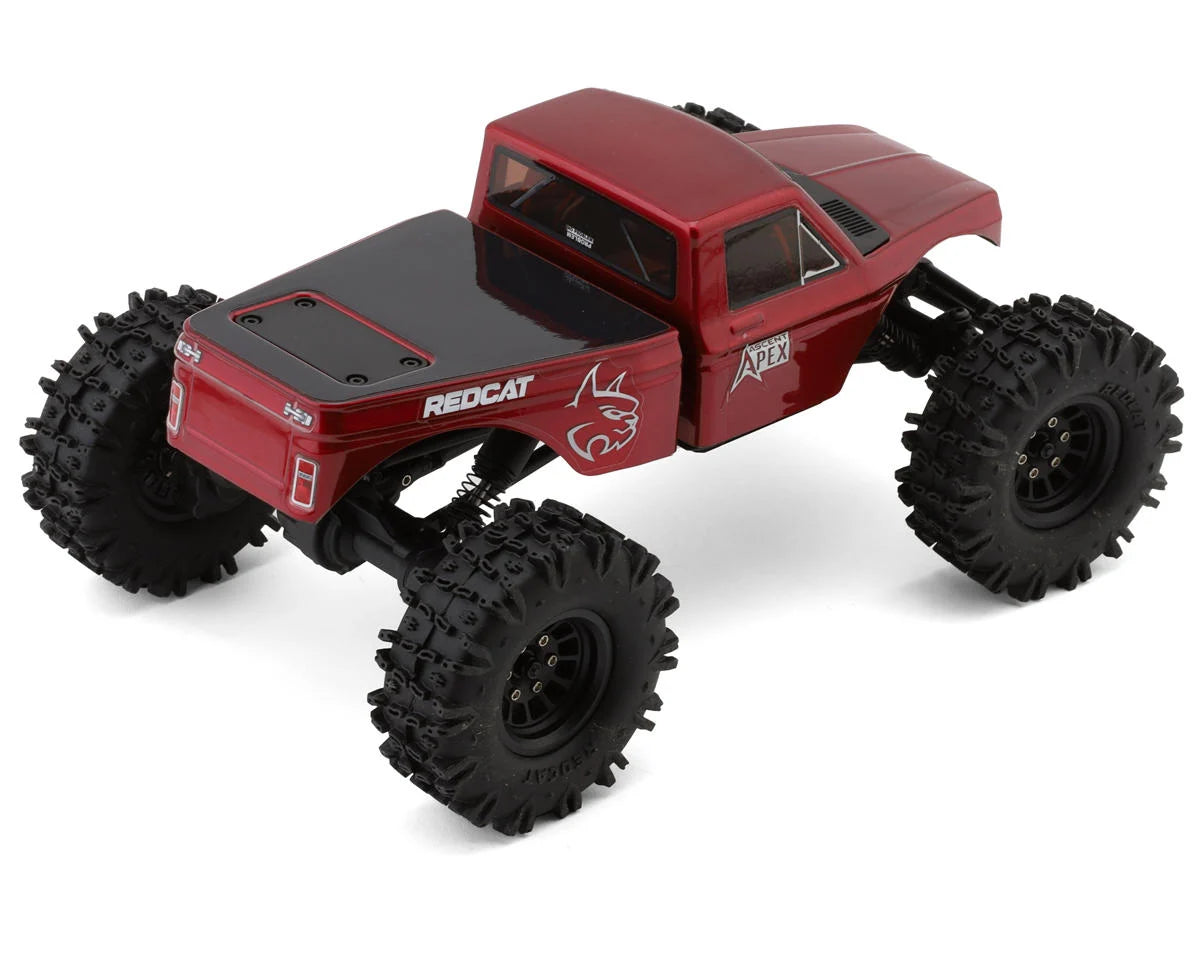 Redcat Ascent-18 Apex 1/18 4WD RTR Brushless Rock Crawler (Red)