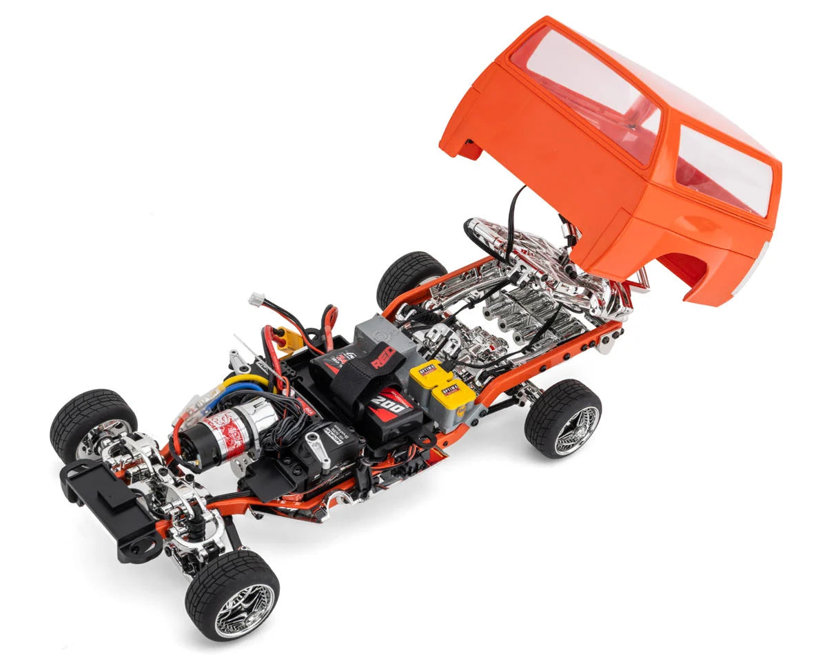 Redcat Founders Edition 1993 Nissan Hardbody 1/10 RTR Bed Dancer (Orange)