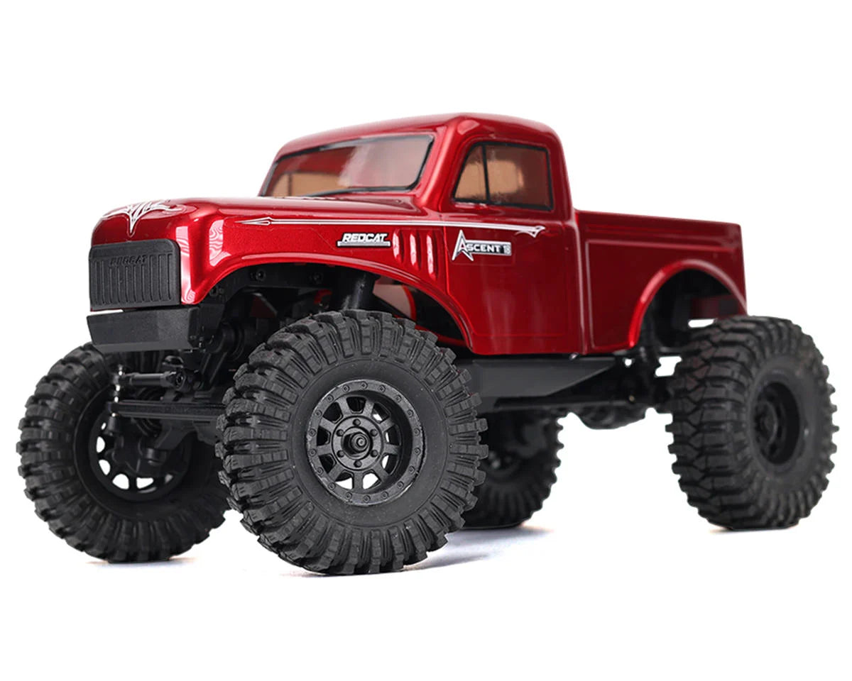 Redcat Ascent-18 1/18 4WD RTR Brushed Rock Crawler (Red)