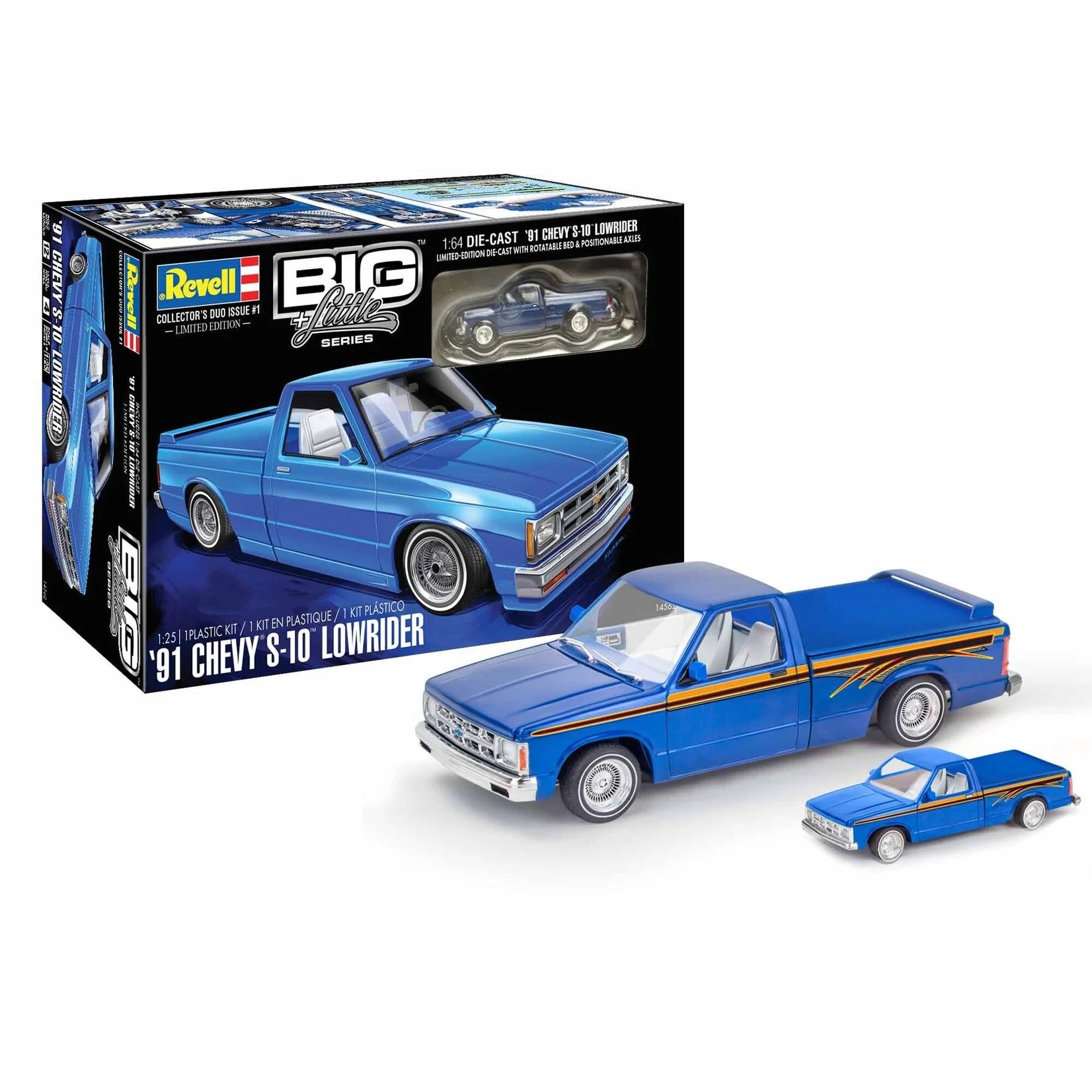 Revell 1/25 1991 Chevy S-10 Lowrider Special Edition Model Kit Revell 1/25 1991 Chevy S-10 Lowrider Special Edition Model Kit