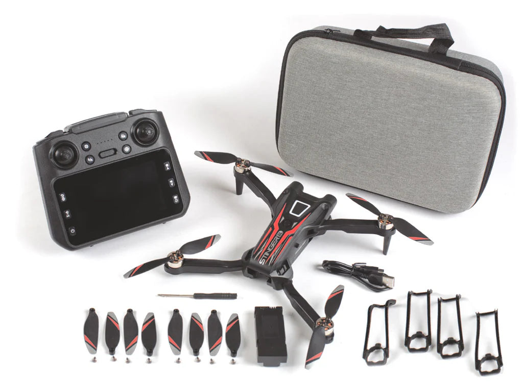 Rage RC Stinger BL FPV Drone 1-Axis 1080p HD Cam & Case