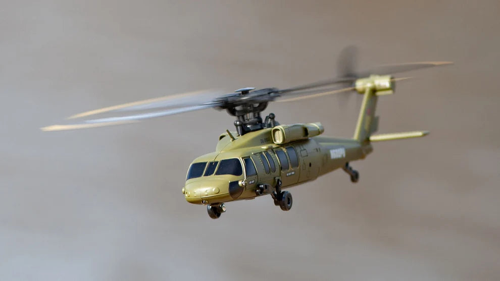 Rage RC Hero-Copter BL 4-Blade RTF Helicopter (Army)