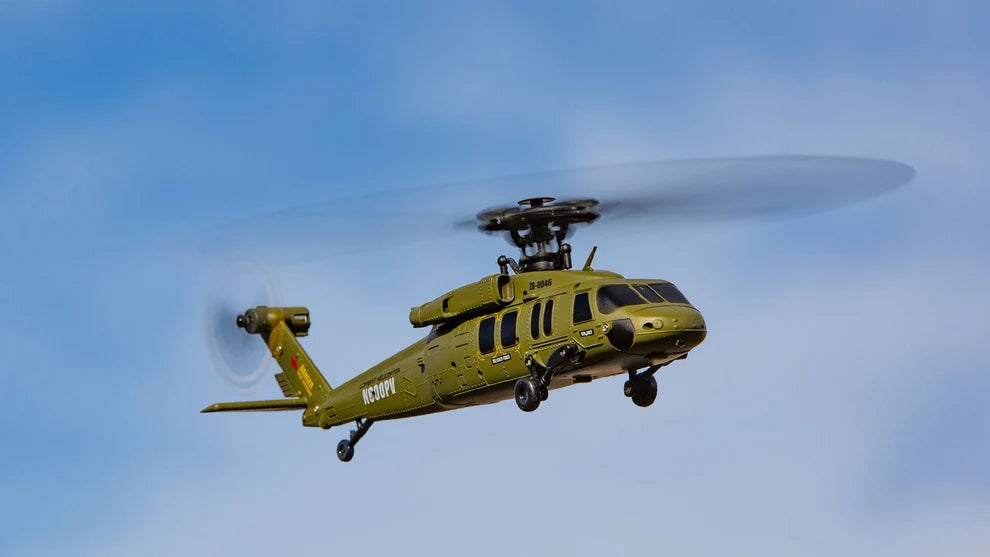 Rage RC Hero-Copter BL 4-Blade RTF Helicopter (Army)
