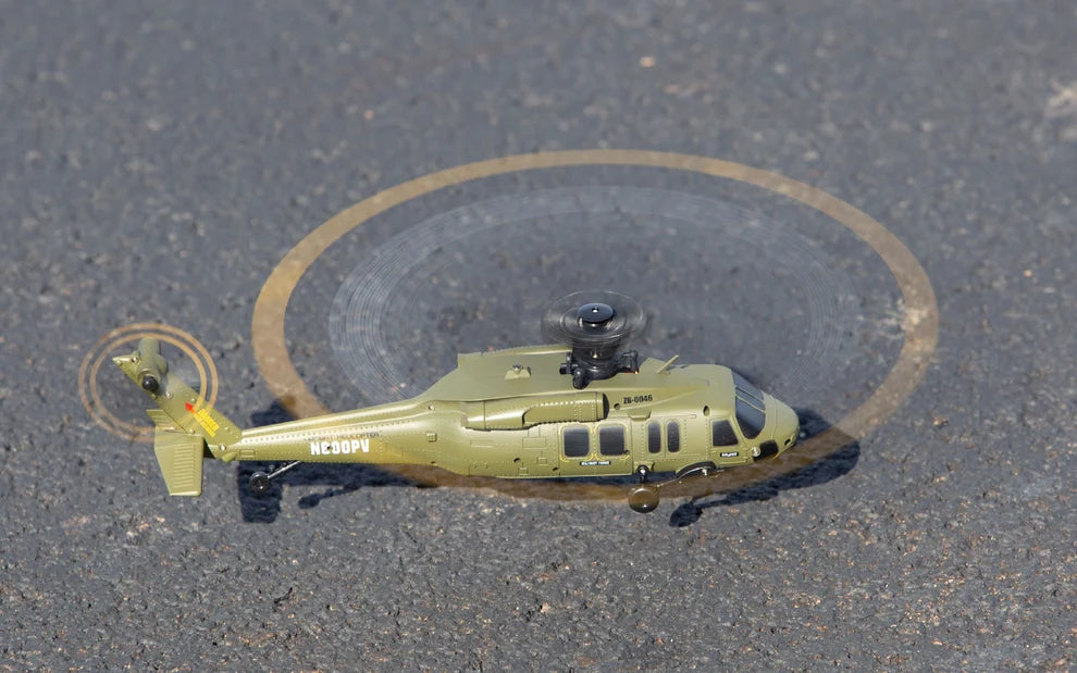 Rage RC Hero-Copter BL 4-Blade RTF Helicopter (Army)