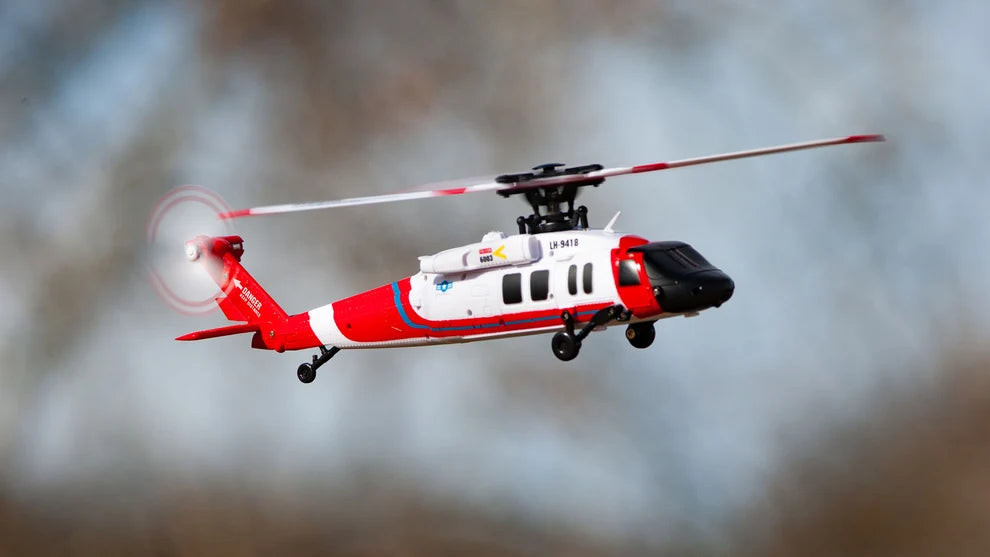 Rage RC Hero-Copter BL 4-Blade RTF Helicopter (Coast Guard)