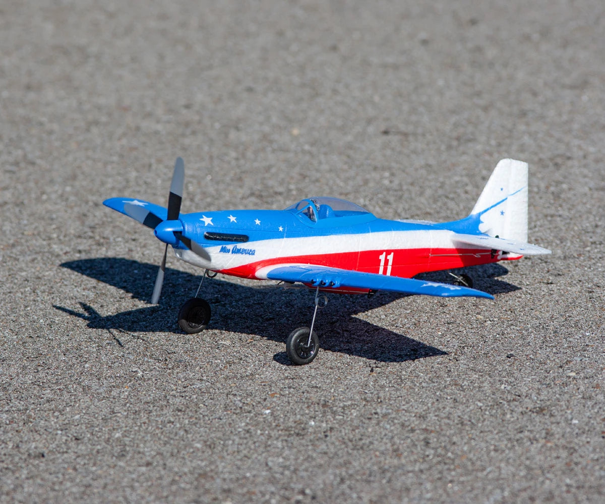 Rage RC P-51D Miss America Micro RTF Airplane with PASS System