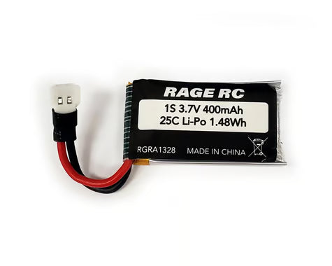 Rage RC Micro Warbirds 25C 3.7V/400mAh LiPo Battery