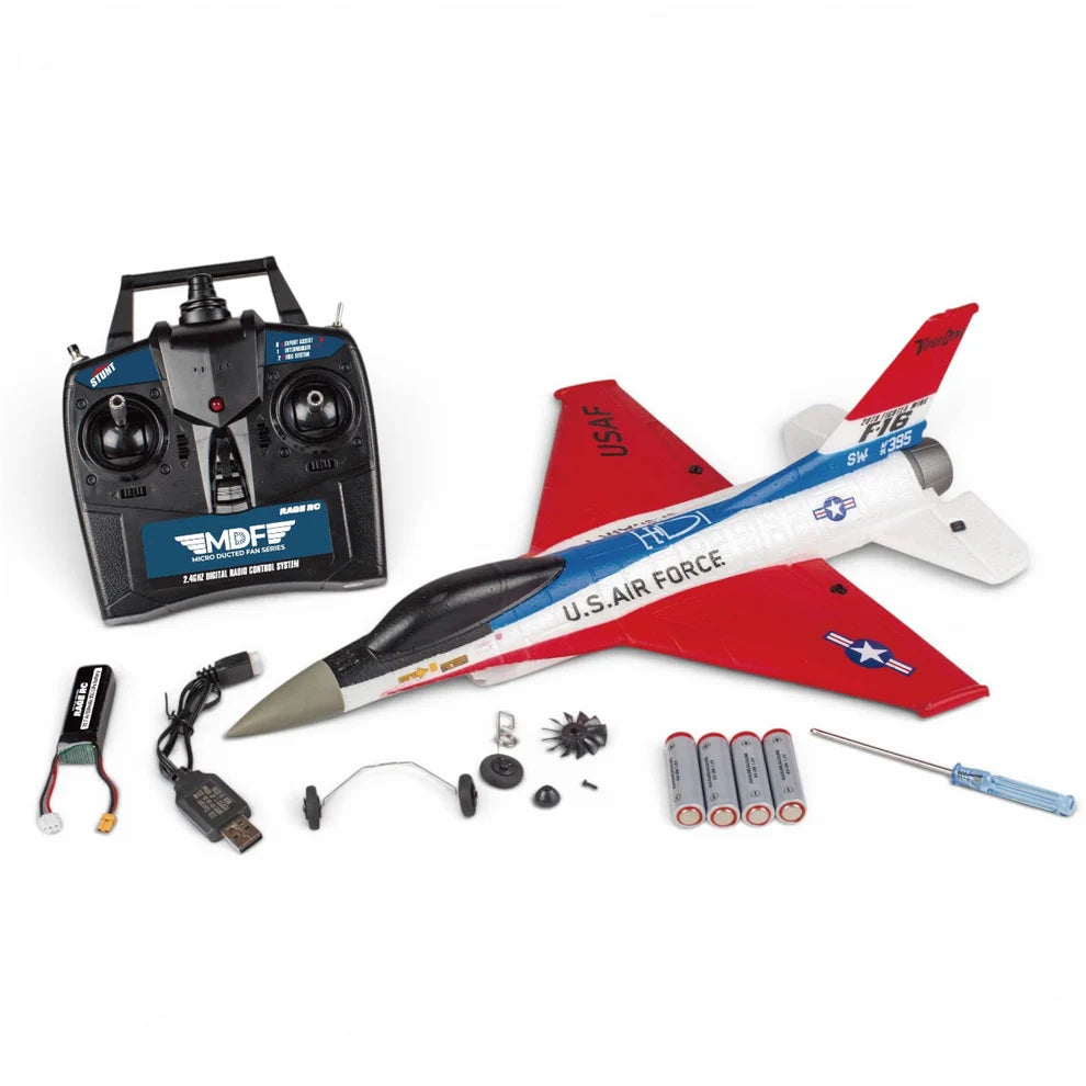 Rage RC F-16 Micro RTF Brushless Powered EDF Jet with PASS System