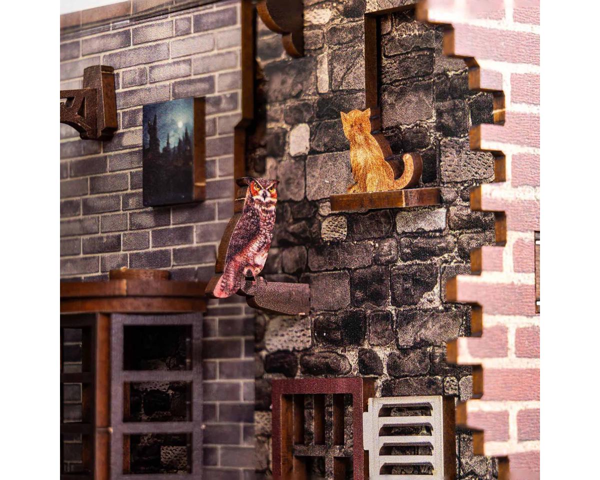 Revell Tiny Adventures Harry Potter™ "Diagon Alley™" 3D Wooden Book Nook Model Kit w/LED Lights