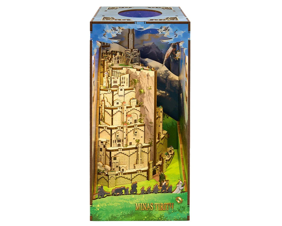 Revell Tiny Adventures Lord of the Rings™ "Minas Tirith" 3D Wooden Book Nook Model Kit w/LED Lights
