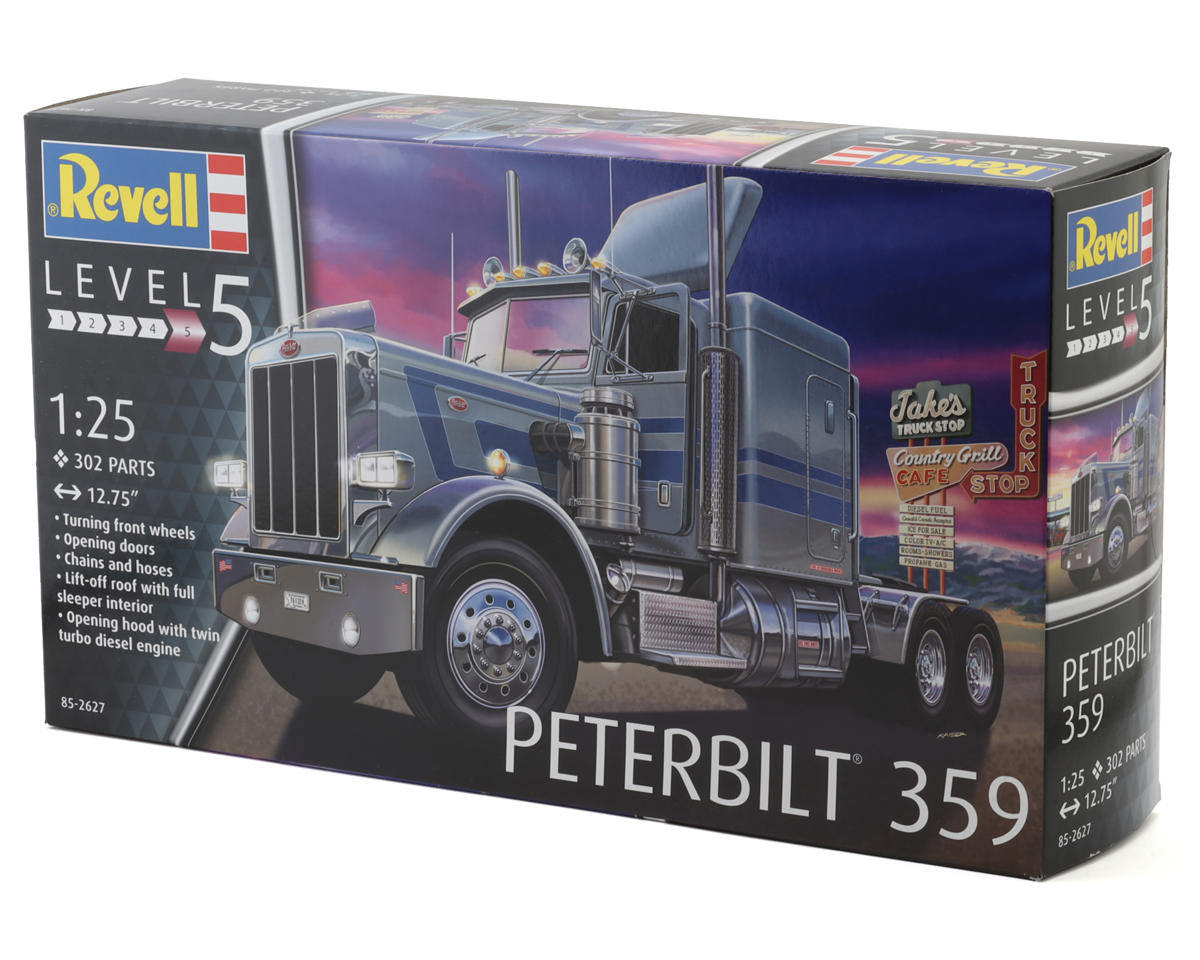 Revell 1/25 Peterbilt 359 Semi-Truck Model Kit