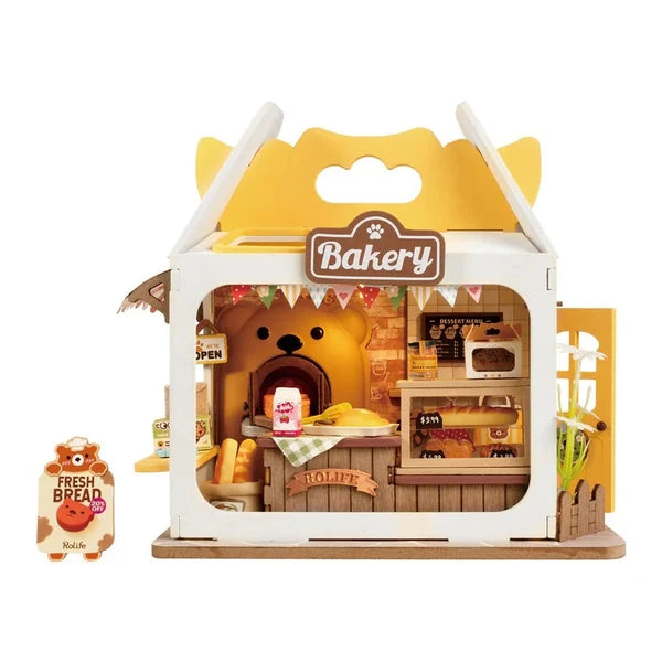 Robotime Teddy's Breadbox Wooden Craft Kit