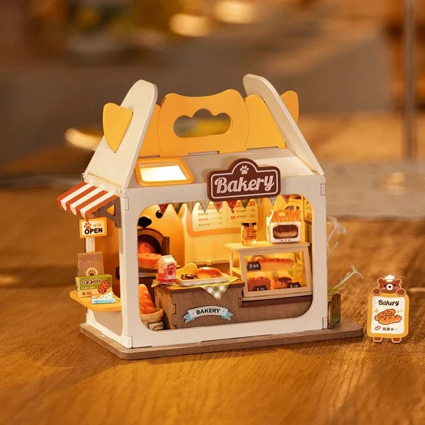 Robotime Teddy's Breadbox Wooden Craft Kit