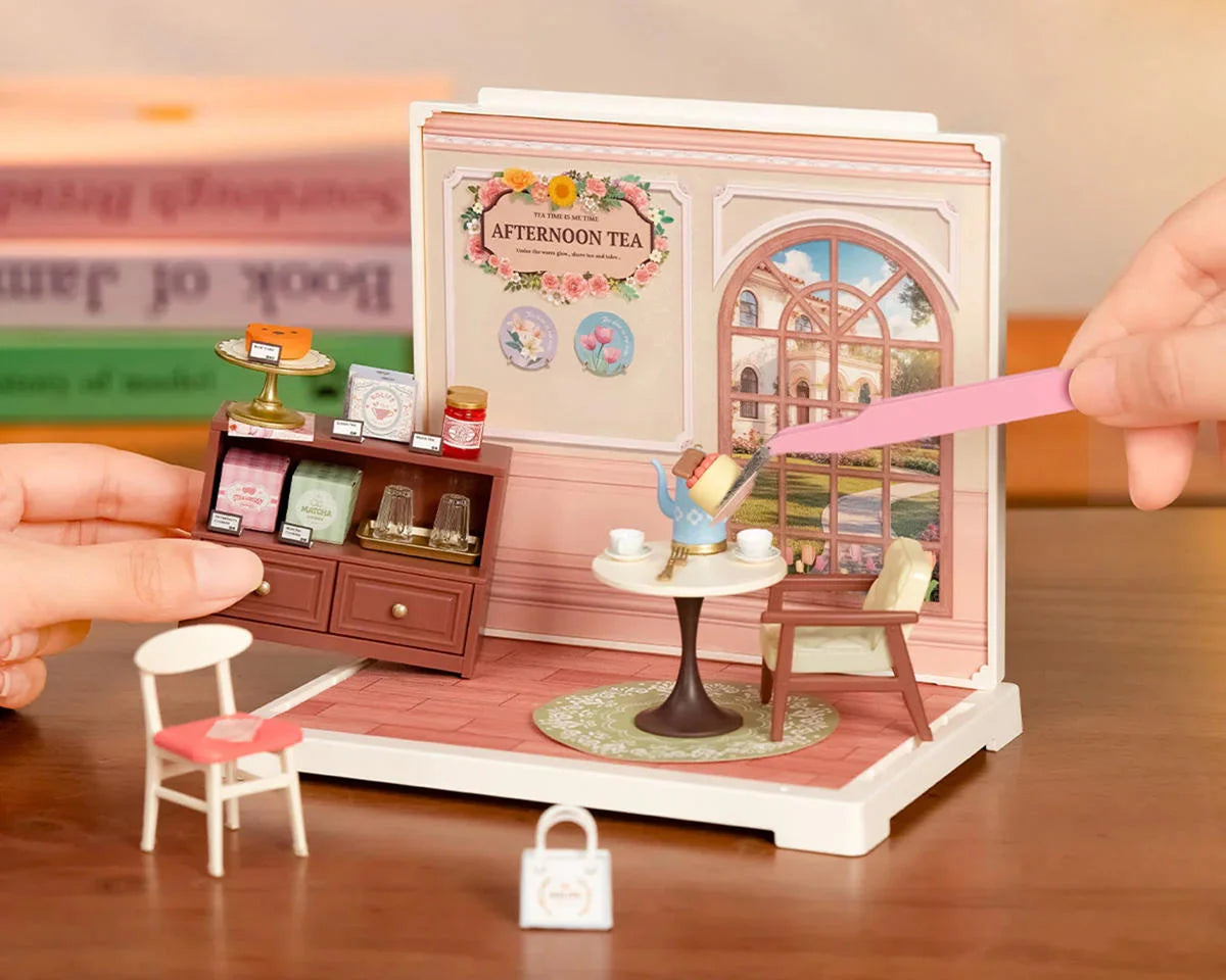 Rolife Honey Tea Lounge DIY Super Creator Miniature House Kit
