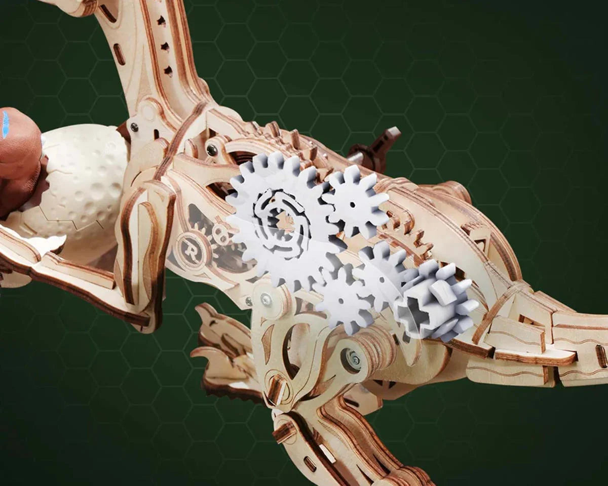 Robotime ROKR Velociraptor Mechanical DIY Miniature 3D Wooden Model Kit