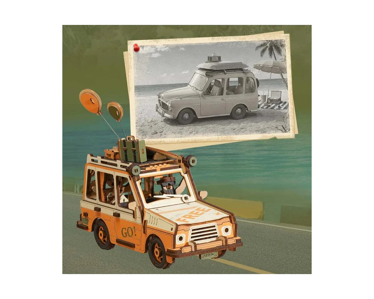 Robotime Road Tripper Miniature 3D Wooden Model Kit