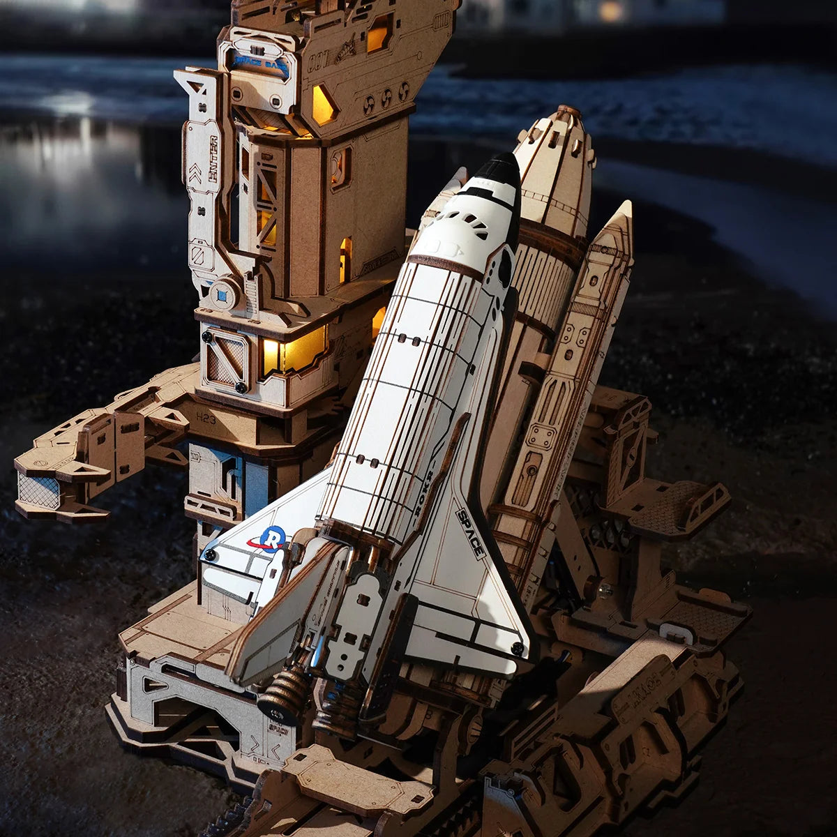 ROKR Space Shuttle 3D Wooden Puzzle