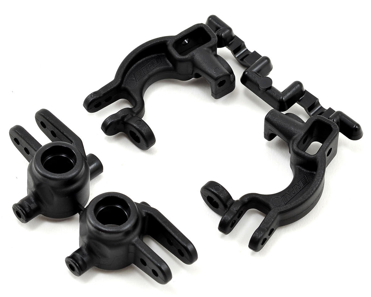 Ruedas y bloques de dirección Negros: Slash 4X4, ST 4X4 (2)