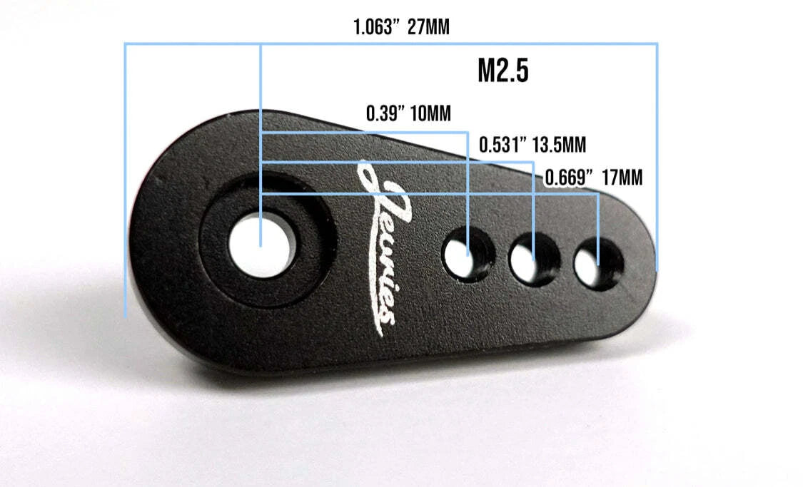 Jevries Servo Horn for SuperPump Servo (Black)