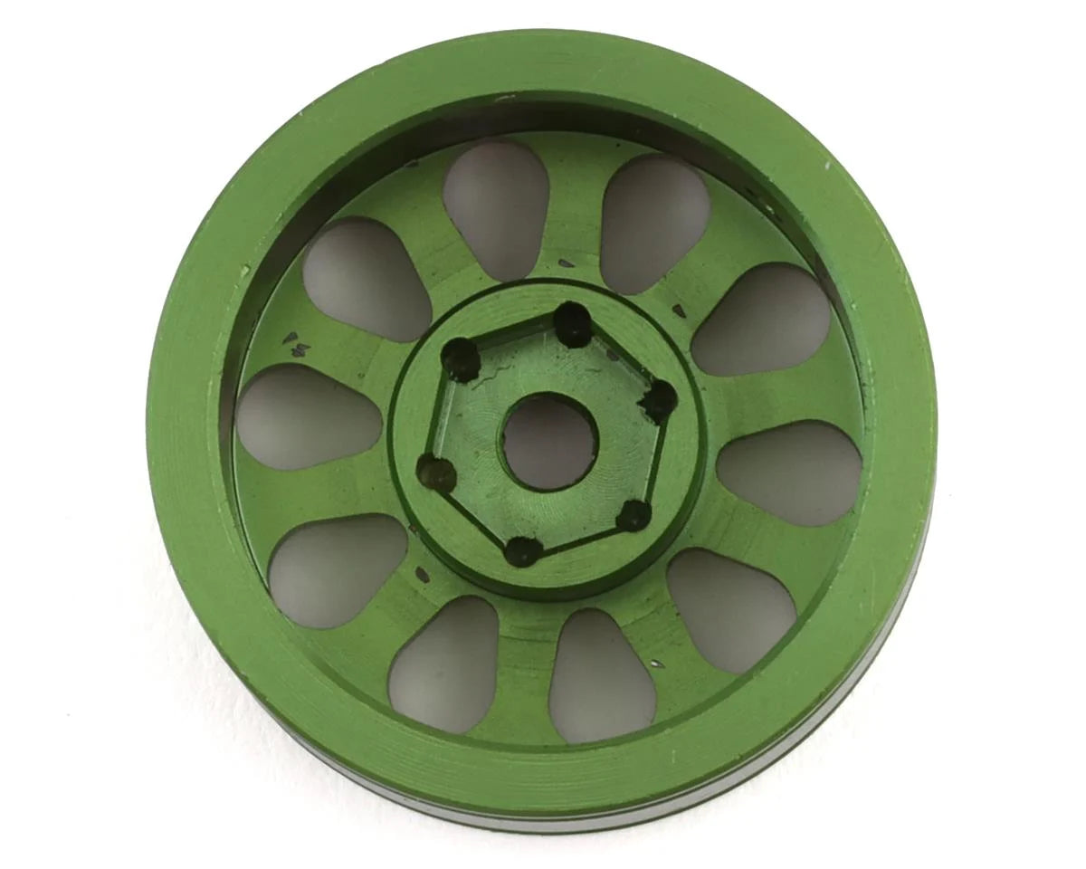Samix SCX24 Aluminum 1.0" Wheel Set (Green) (4)