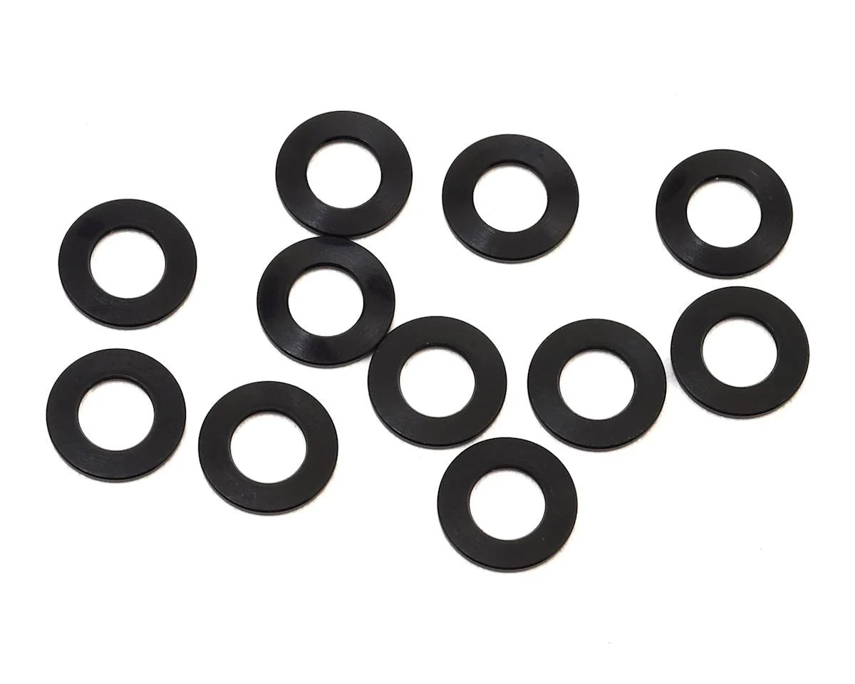 Schumacher 0.5mm Alloy Washers (Black) (12)