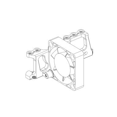 Schumacher RC - Alloy Fan Mount