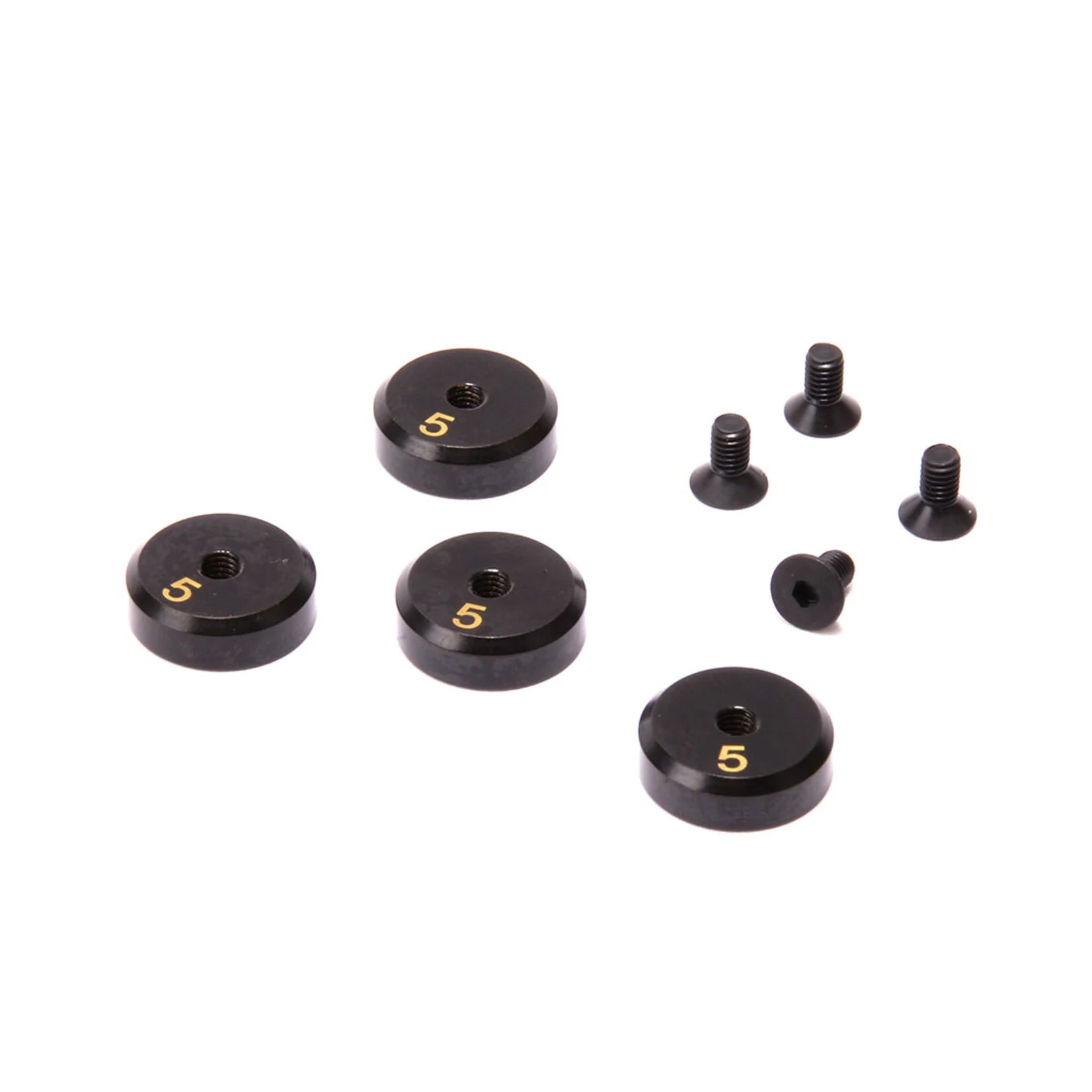 Schumacher 5g Brass Circular Weights (4)