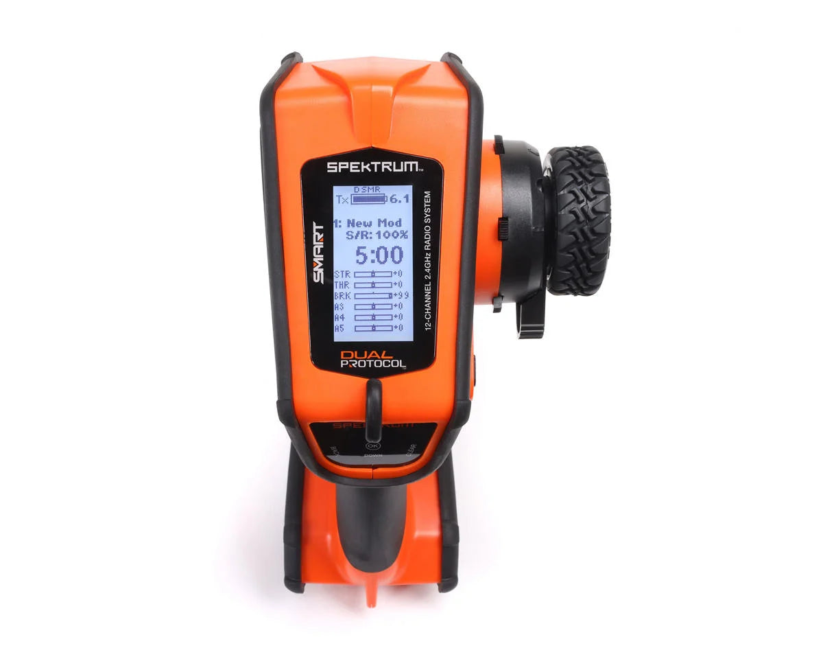 Spektrum RC DX Rugged+ 12-Channel DSMR+ Surface Radio (Transmitter Only) (Orange)