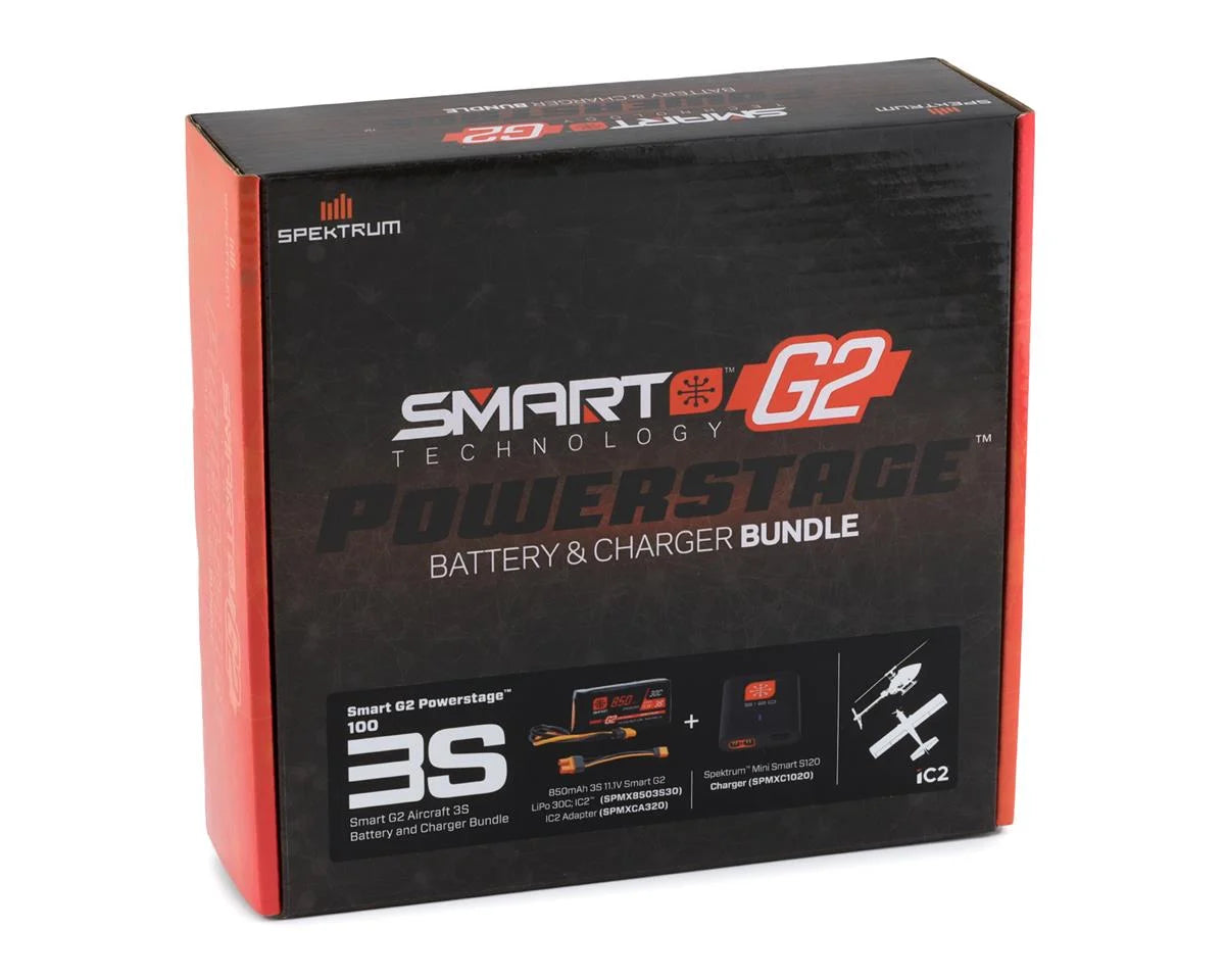 Spektrum RC Smart G2 Powerstage Air Bundle w/3S Smart LiPo Battery (11.1V/850mAh)