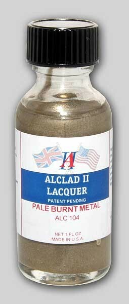1oz. Bottle Pale Burnt Metal Lacquer