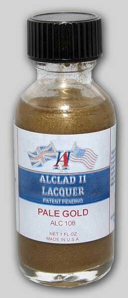 1oz. Bottle Pale Gold Lacquer