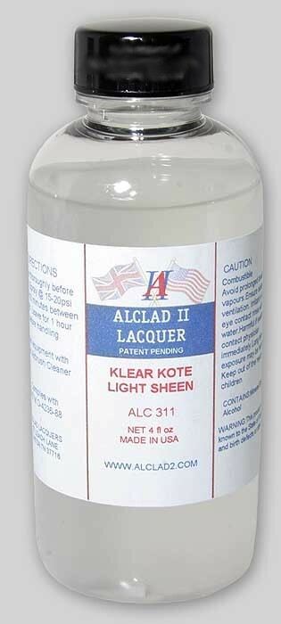 4oz. Bottle Clear Coat Light Sheen