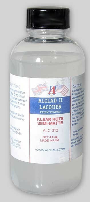4oz. Bottle Clear Coat Semi-Matte