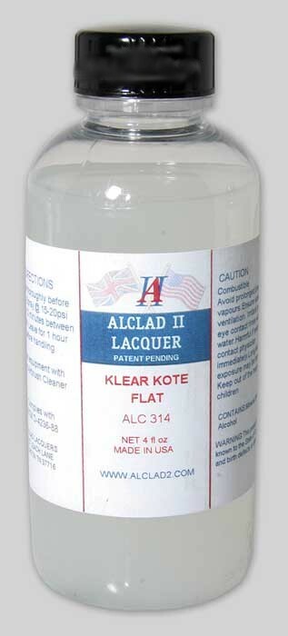 4oz. Bottle Clear Coat Flat