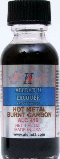 1oz. Bottle Hot Metal Burnt Carbon Lacquer