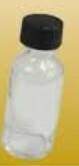 1oz. Empty Glass Mixing Bottles with Lids (12/Bx)