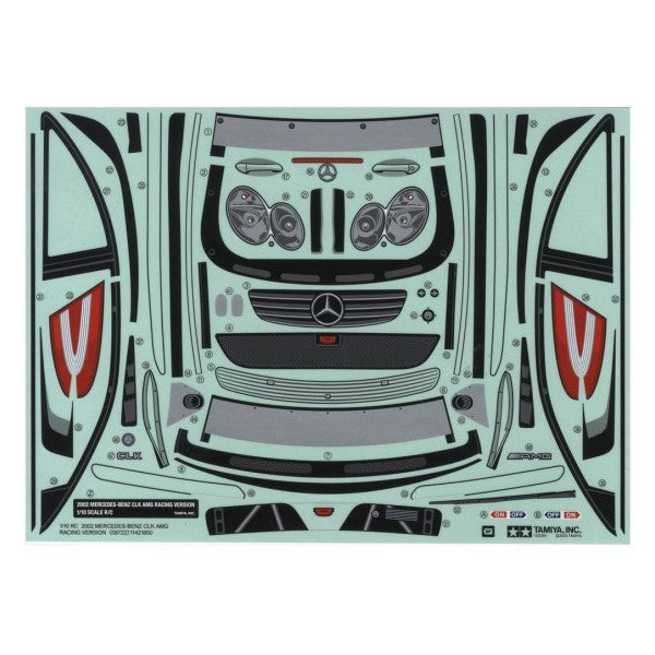 Tamiya RC 2002 Mercedes-Benz CLK-AMG Sticker Set